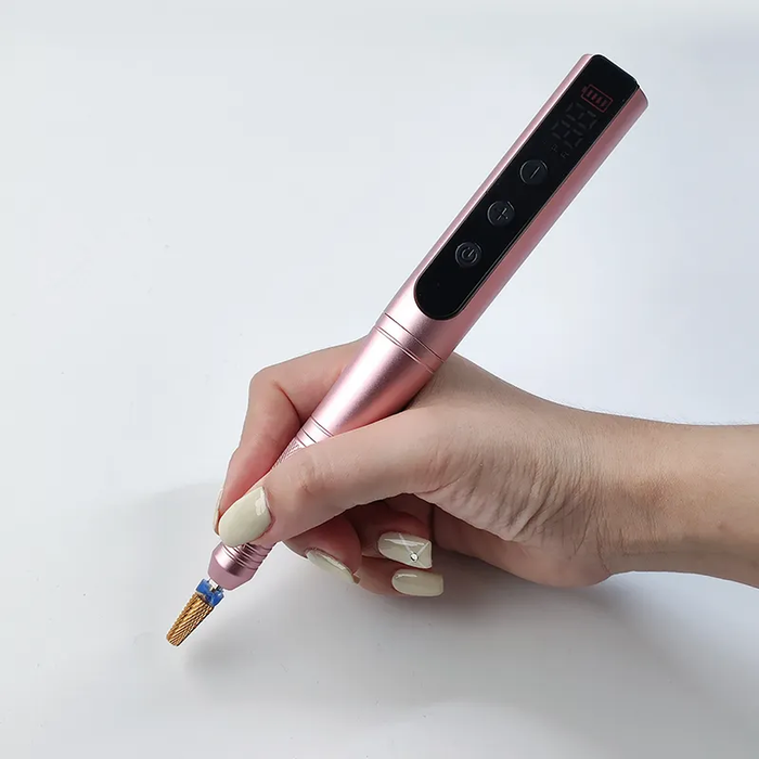 Portable Mini Electric Nail Drill Pen File with Drill Bit for Pedicure