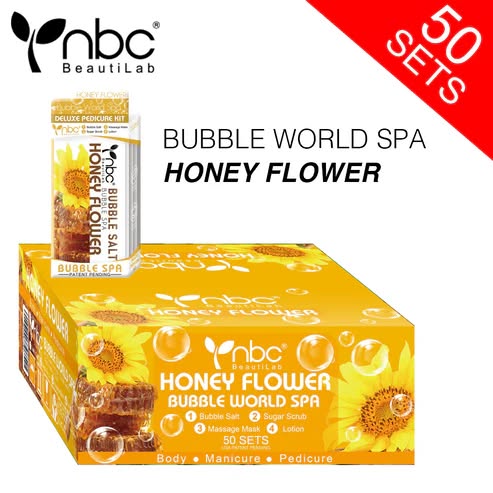 Bubble World Spa – Pedicure 4-in-1 Set (50 pcs, $94/Case)