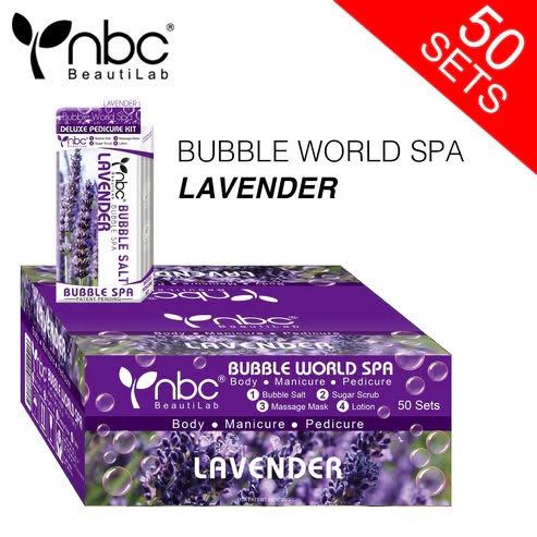 Bubble World Spa – Pedicure 4-in-1 Set (50 pcs, $94/Case)