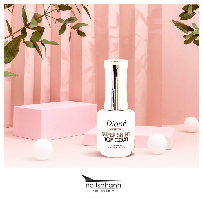 Dioné Professional - Gel Top Coat Super Shiny - No Cleanse 0.5fl.oz/15ml