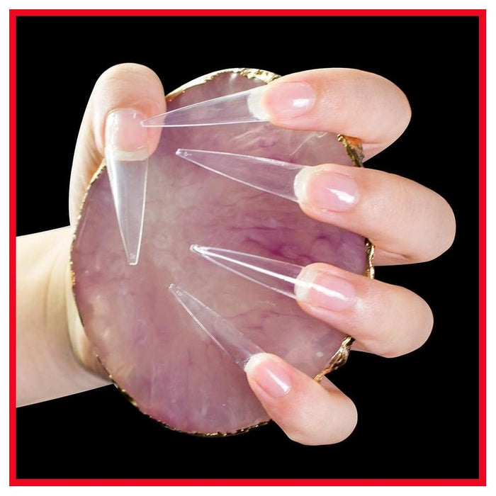 Stiletto Nail Tips - 600pcs/bag
