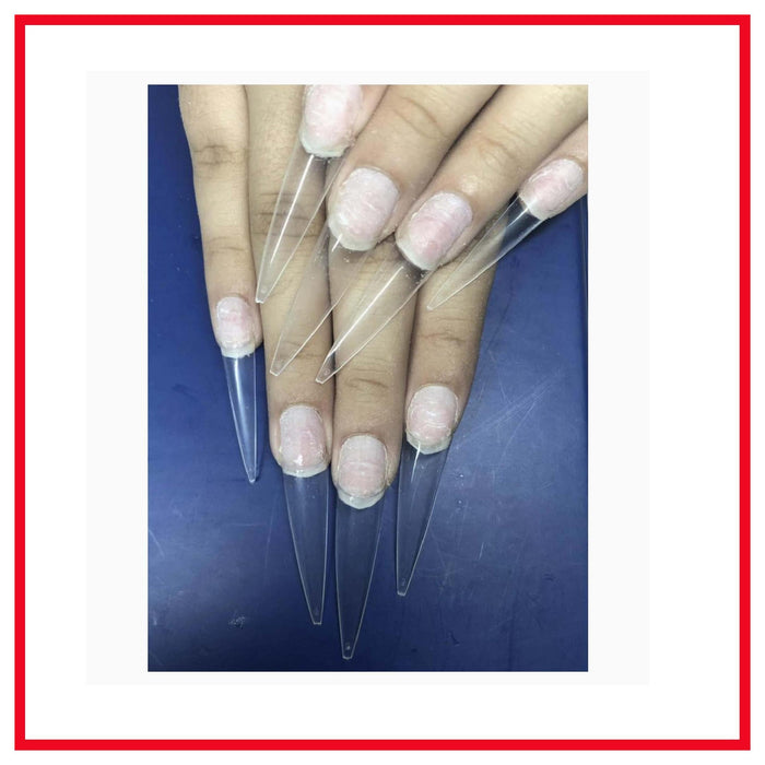 Stiletto Nail Tips - 600pcs/bag