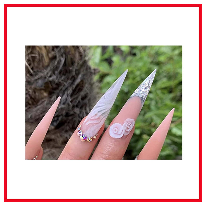 Stiletto Nail Tips - 600pcs/bag