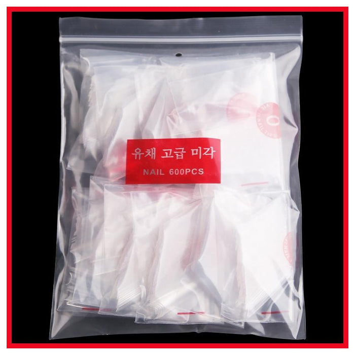 Stiletto Nail Tips - 600pcs/bag