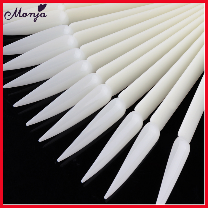 40pcs Sharp Fan Shaped Nail Art