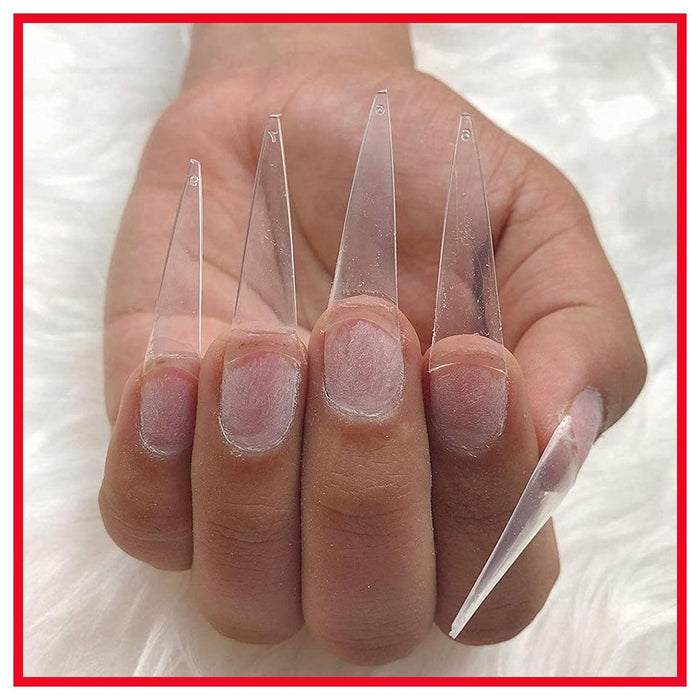 Stiletto Nail Tips - 600pcs/bag