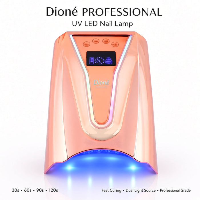 Đèn hơ gel Dioné SpeedCure 128W dùng hơ màu gel mùa Thu cho thợ nail