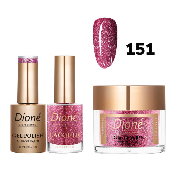 18 Color Matching 3 in 1 - Glitter and Shine Collection (Color 145-162)