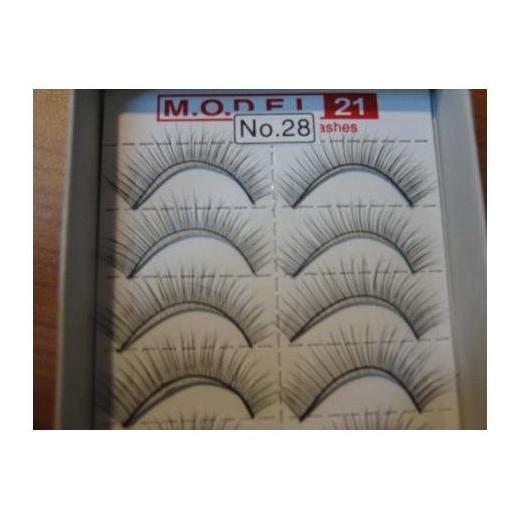 Model 21 False Eyelashes are handmade - 10 Pairs of Eyelashes