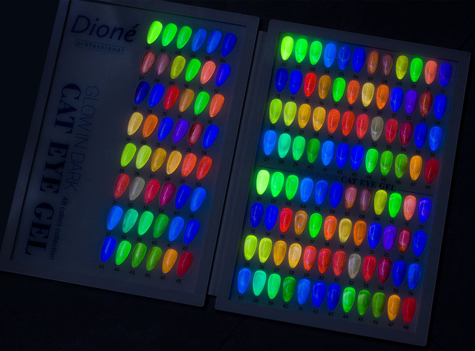 Glow in the Dark Cat Eye Gel - 48 Colors