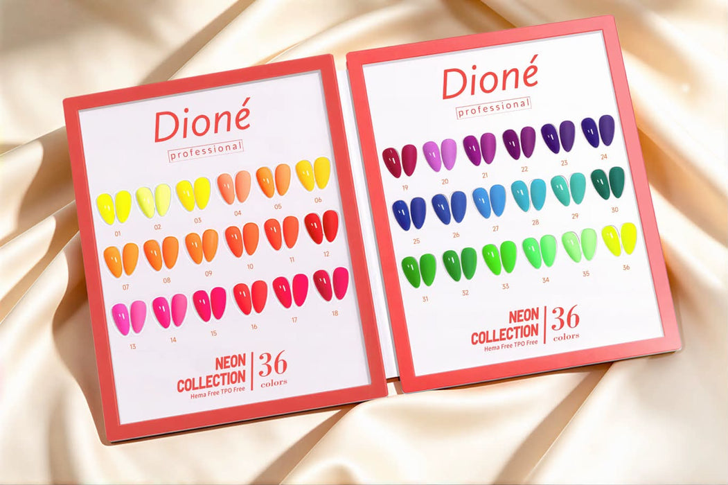 DIONÉ PROFESSIONAL NEON
COLLECTION (36 COLORS)