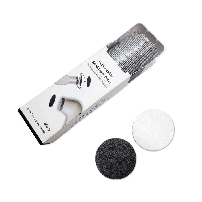 Replaceable Sandpaper Discs – 60PCS Set
