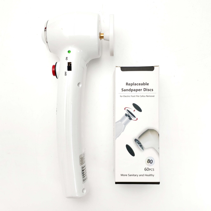Cordless Rechargeable Callus Remover With Sandpaper - 60W