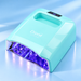 Đèn gel Dioné Pro Rechargeable LED/UV Nail Lamp màu Pearl Blue - đèn hơ gel LED không dây 128W cho tiệm nail