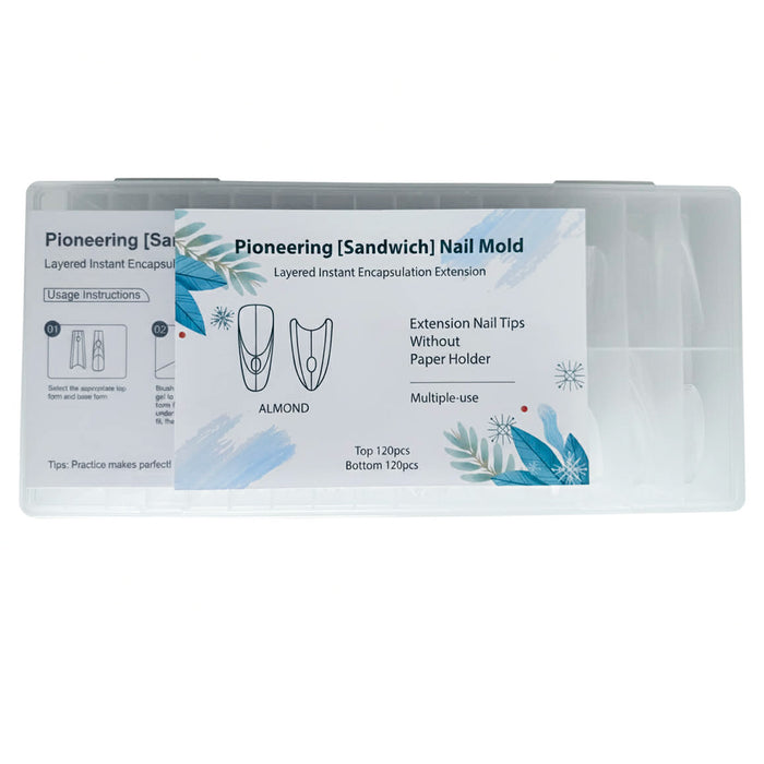 MÓNG TIP BÁNH MÌ KẸP THỊT - DỄ LÀM CỰC KỲ