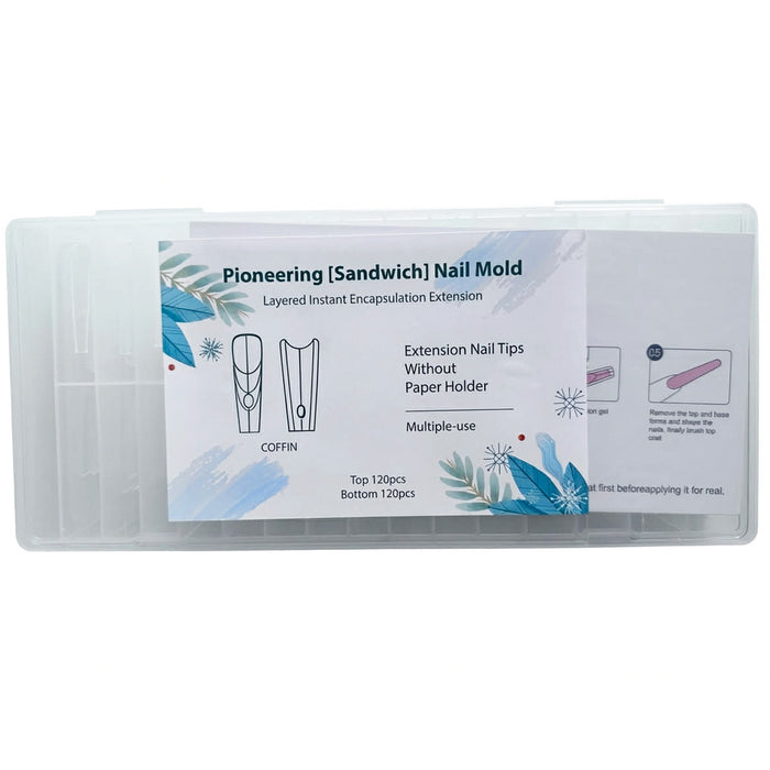 MÓNG TIP BÁNH MÌ KẸP THỊT - DỄ LÀM CỰC KỲ