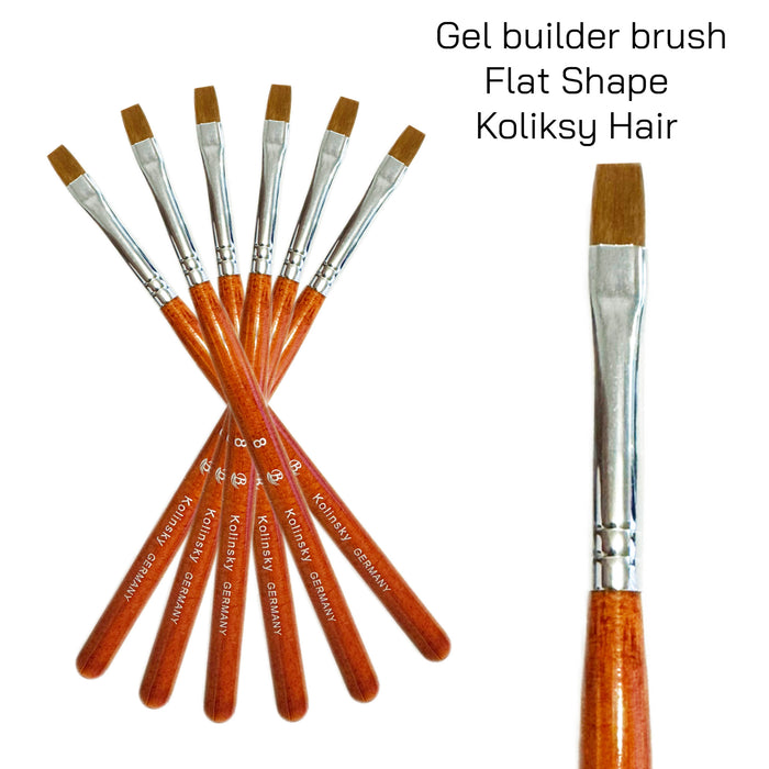 Gel Builder Brush - Flat Shape