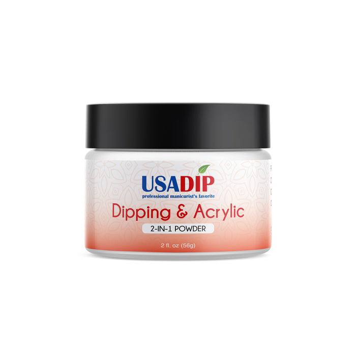 USADIP Dipping & Acrylic  2 in 1 -  Buble" Bath Pink  2 OZ