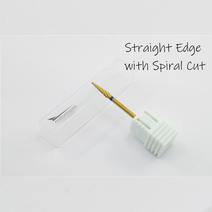 Straight Edge with Spiral Cut